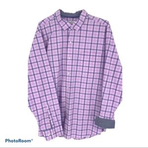Tommy Bahama Island Zone purple button down shirt